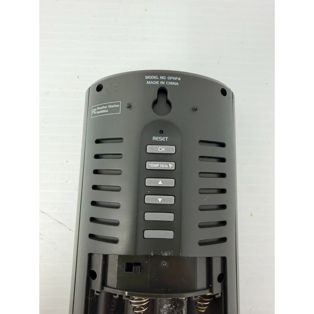 L.L Bean Weather Station Alarm Red Model : 0fhf4 Tested Working Complete